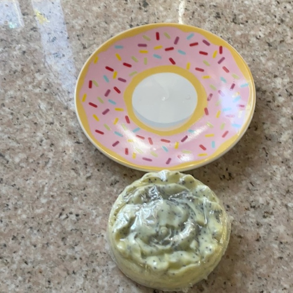Hand Made Organic Lavender Soap & Trinket/Soap Dish